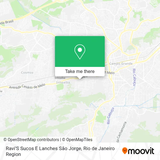 Ravi’S Sucos E Lanches São Jorge map