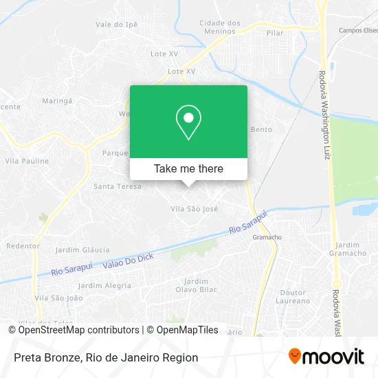 Preta Bronze map