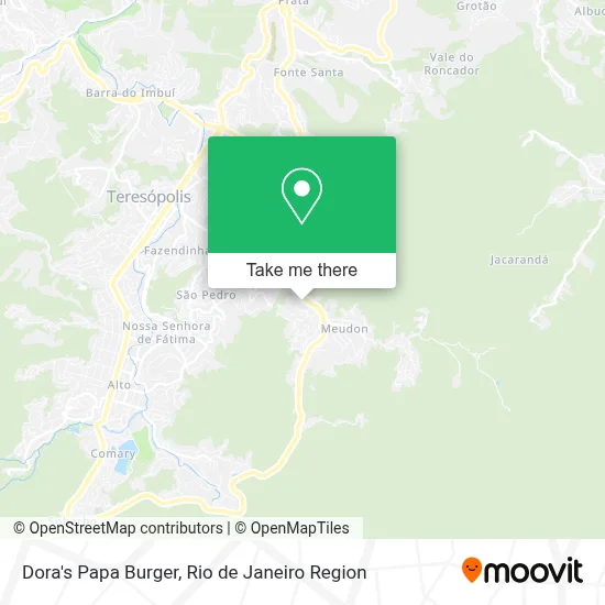 Dora's Papa Burger map