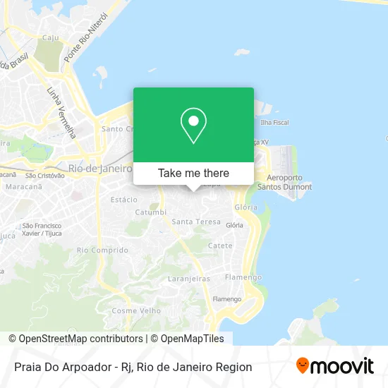 Praia Do Arpoador - Rj map