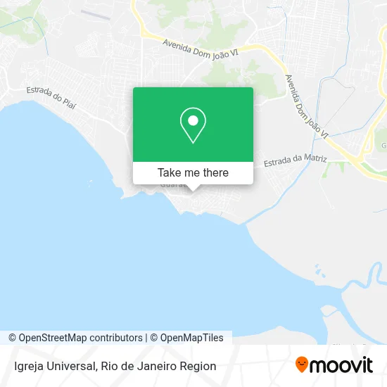 Igreja Universal map