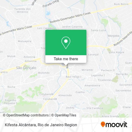 Kifesta Alcântara map