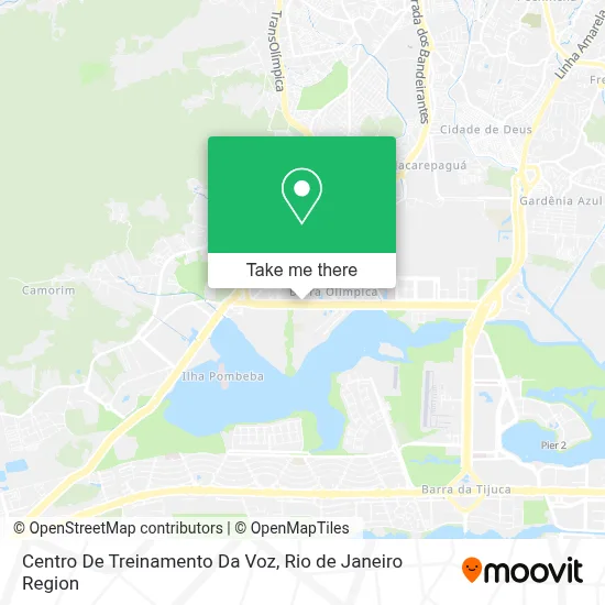 Centro De Treinamento Da Voz map