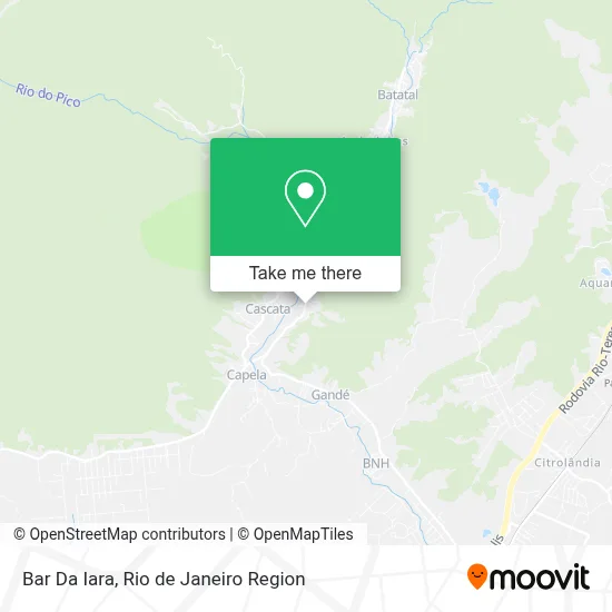Bar Da Iara map