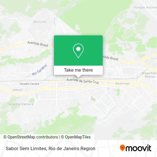Sabor Sem Limites map