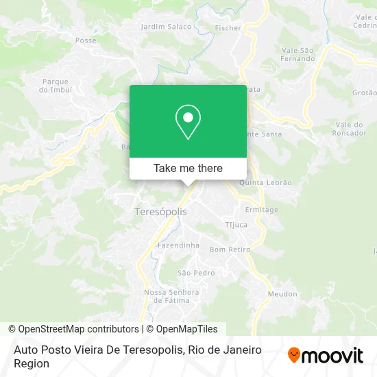 Auto Posto Vieira De Teresopolis map