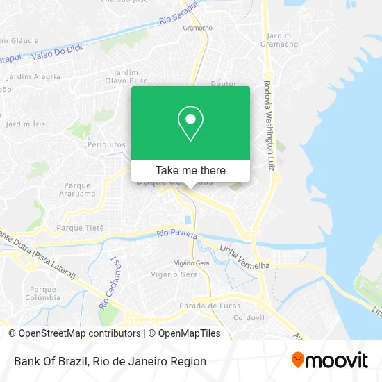 Bank Of Brazil map
