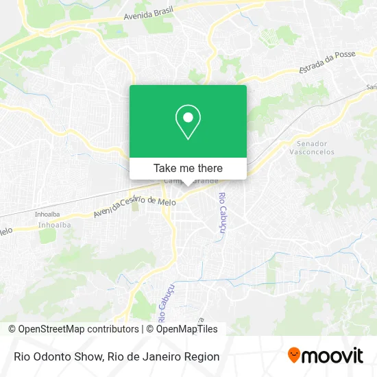 Rio Odonto Show map