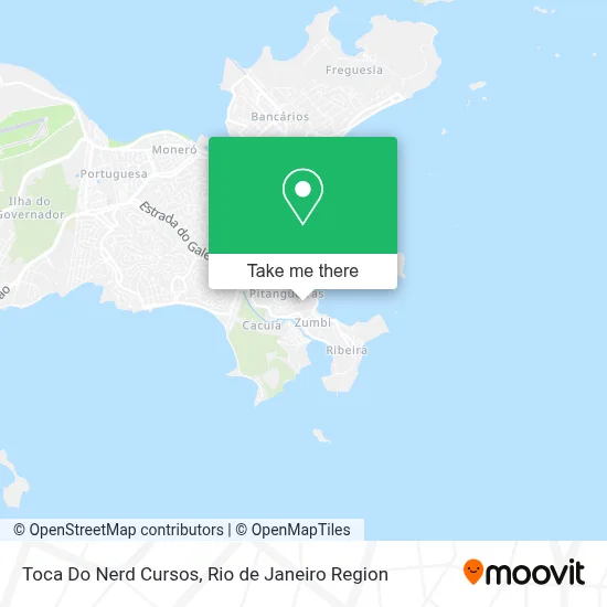 Toca Do Nerd Cursos map