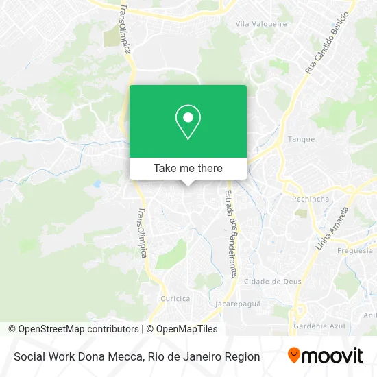 Social Work Dona Mecca map
