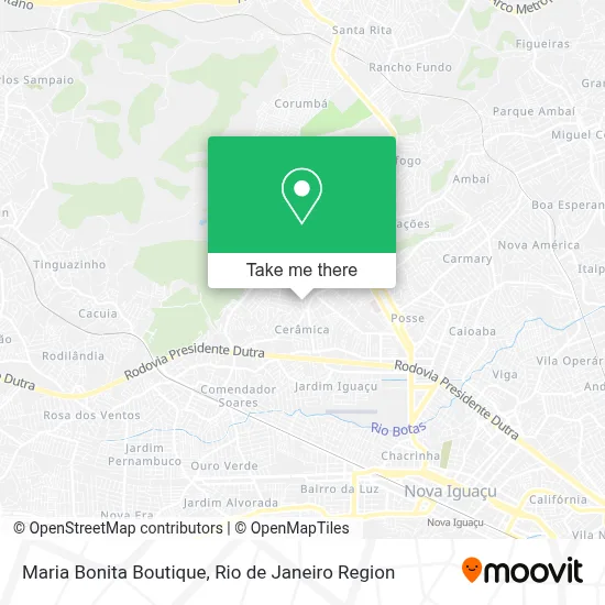 Maria Bonita Boutique map