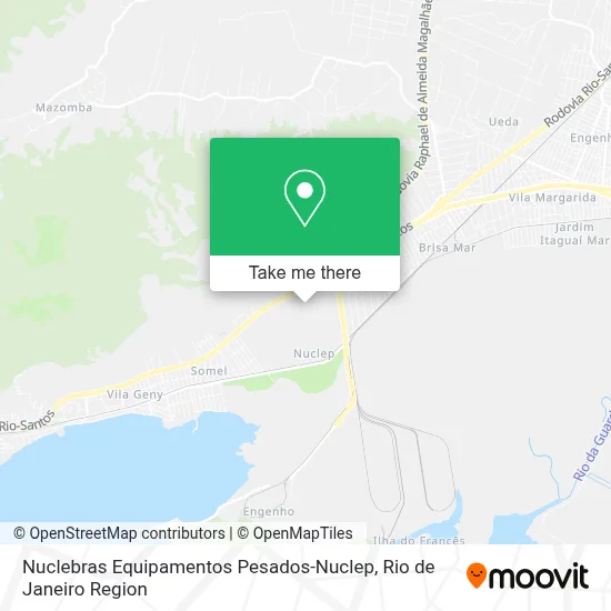 Nuclebras Equipamentos Pesados-Nuclep map