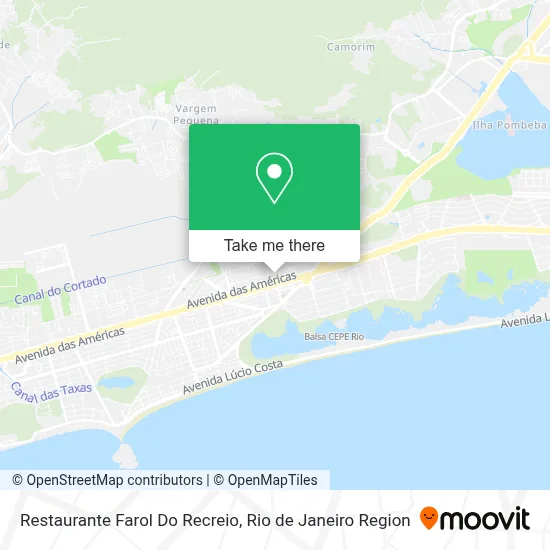 Restaurante Farol Do Recreio map