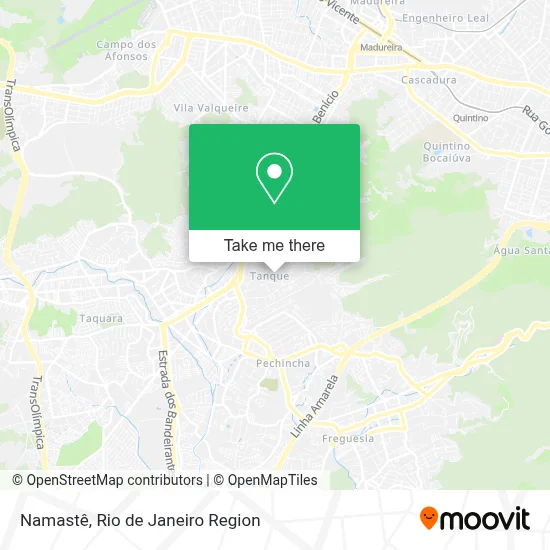 Namastê map