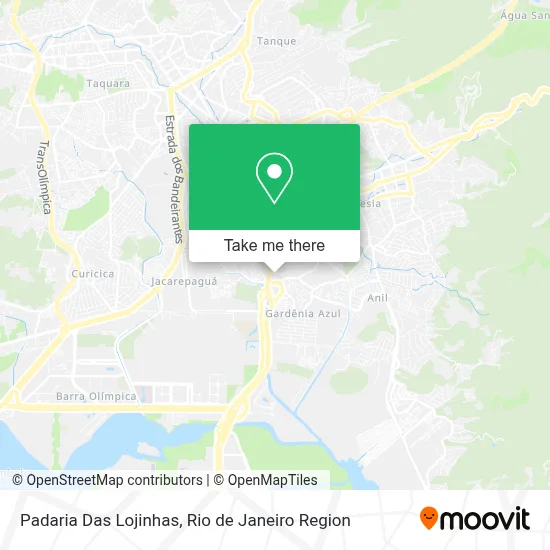 Padaria Das Lojinhas map