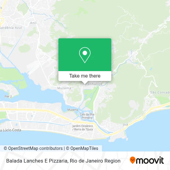 Balada Lanches E Pizzaria map