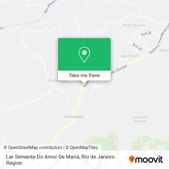 Lar Semente Do Amor De Maria map