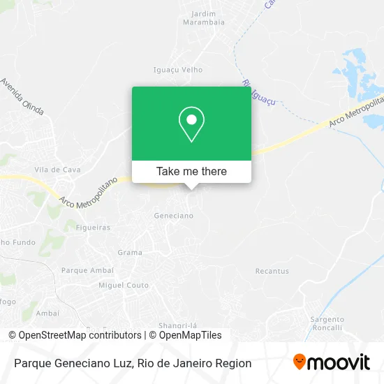 Parque Geneciano Luz map