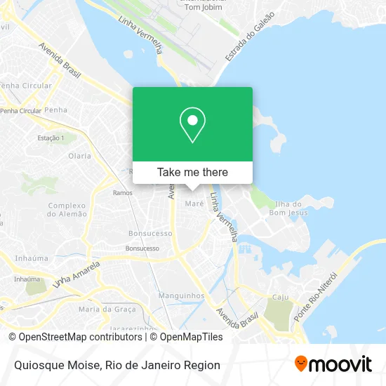 Quiosque Moise map