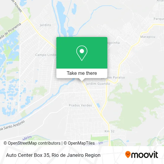 Auto Center Box 35 map