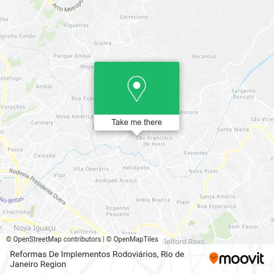 Reformas De Implementos Rodoviários map