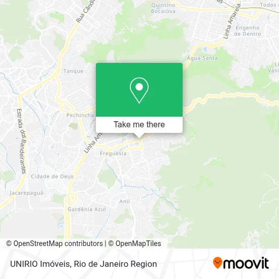 UNIRIO Imóveis map