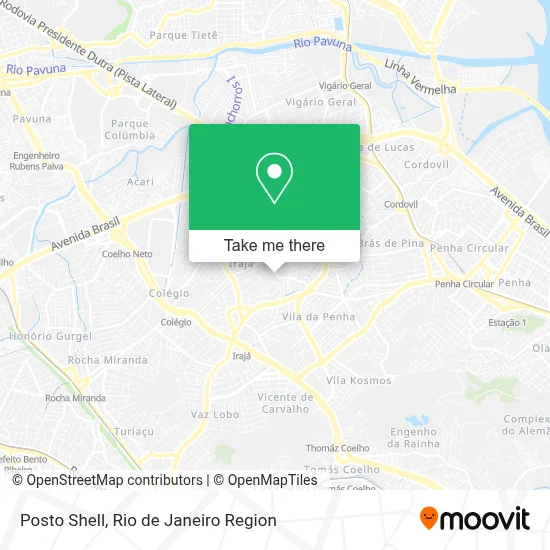 Posto Shell map