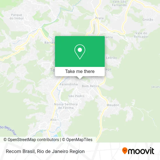 Recom Brasil map