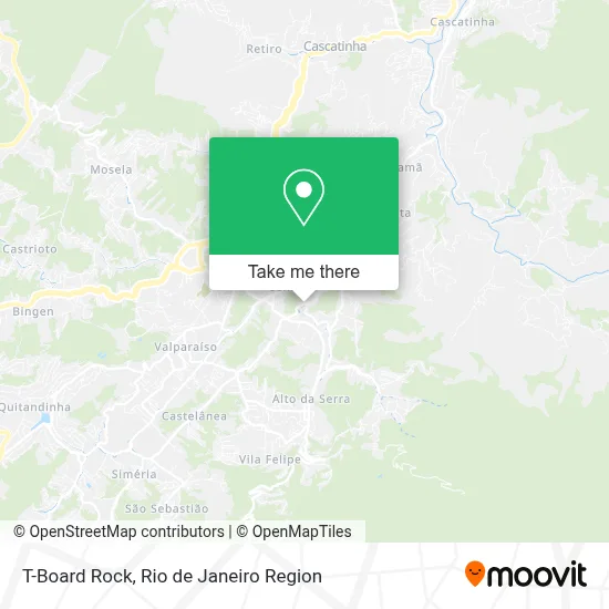T-Board Rock map