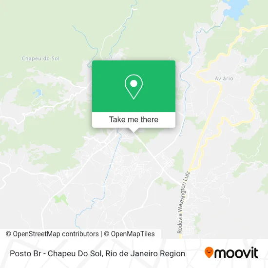 Posto Br - Chapeu Do Sol map