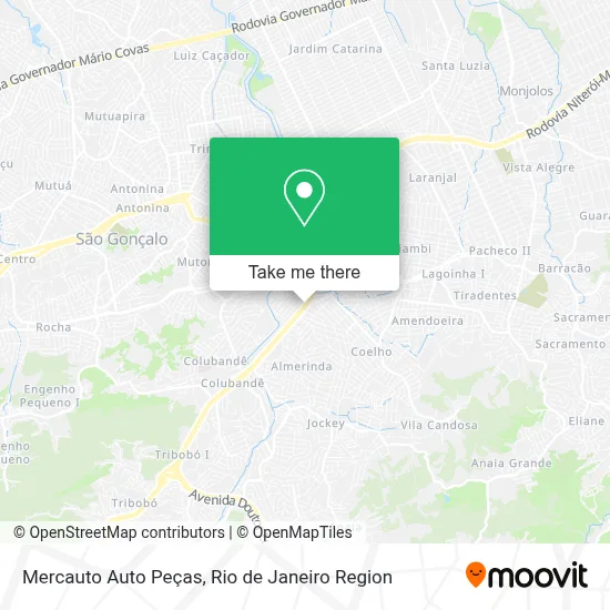 Mercauto Auto Peças map