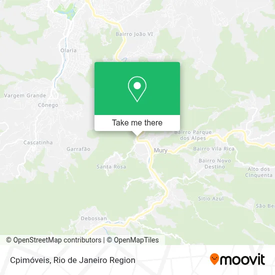 Cpimóveis map