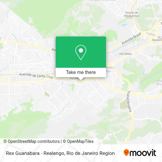Rex Guanabara - Realengo map