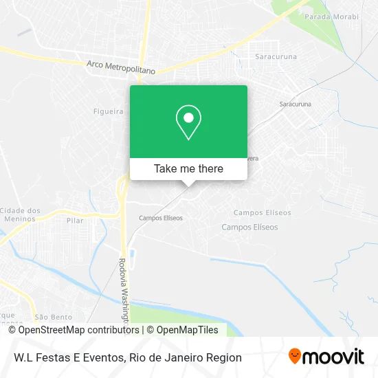 W.L Festas E Eventos map