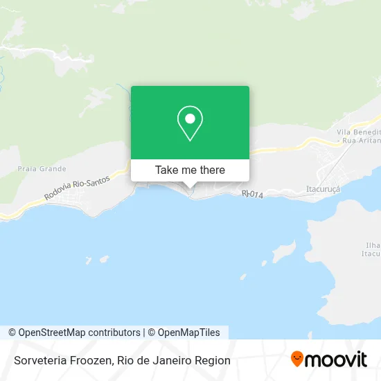 Sorveteria Froozen map
