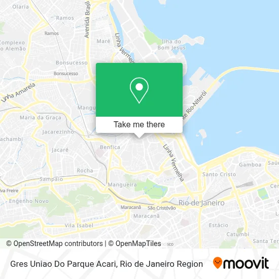 Gres Uniao Do Parque Acari map