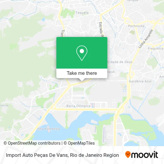 Import Auto Peças De Vans map