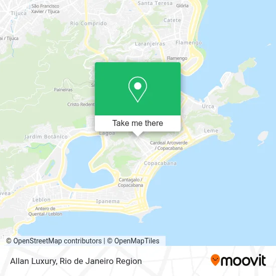 Allan Luxury map