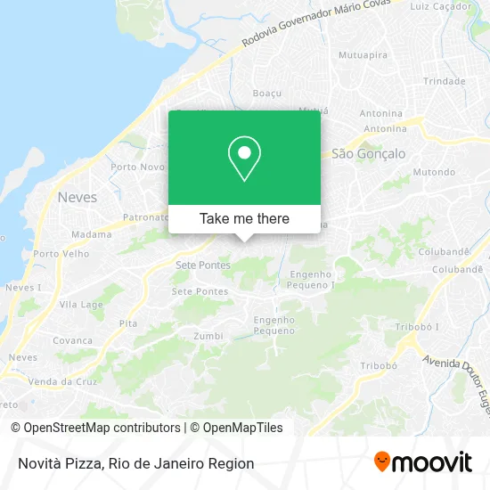 Novità Pizza map