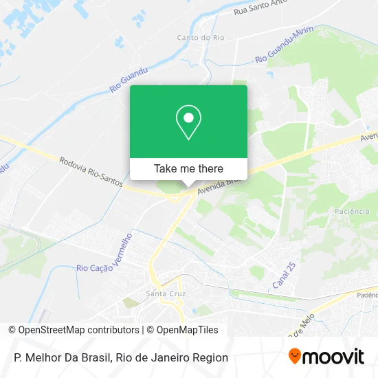 P. Melhor Da Brasil map