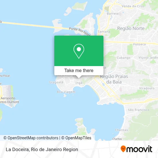 La Doceira map