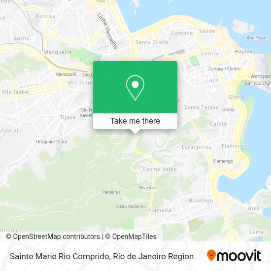Sainte Marie Rio Comprido map