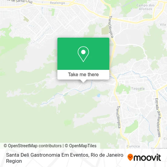 Santa Deli Gastronomia Em Eventos map