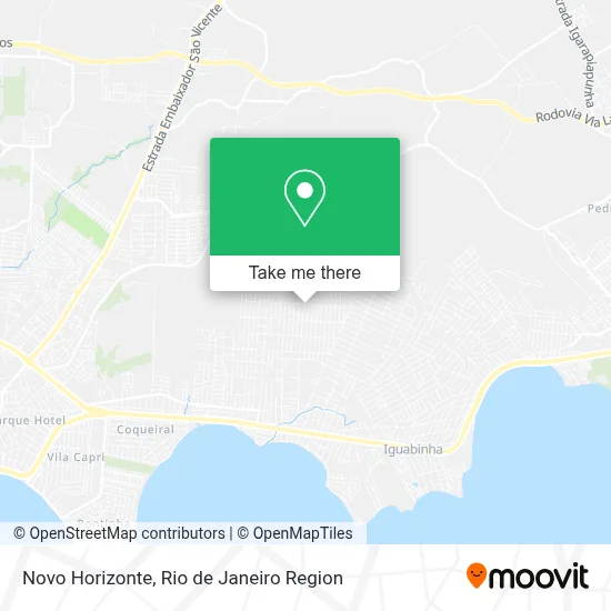 Novo Horizonte map