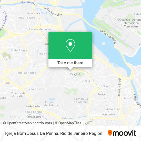 Igreja Bom Jesus Da Penha map