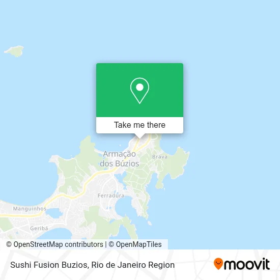 Sushi Fusion Buzios map
