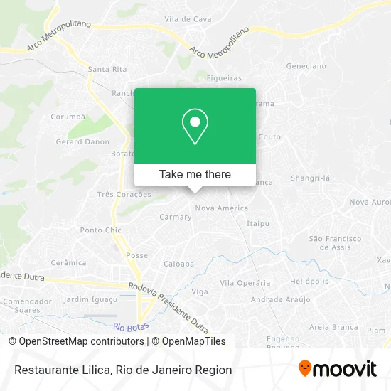Restaurante Lilica map