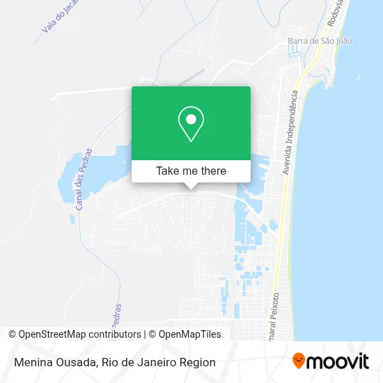 Menina Ousada map