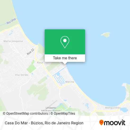 Casa Do Mar - Búzios map