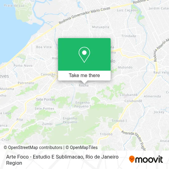 Arte Foco - Estudio E Sublimacao map